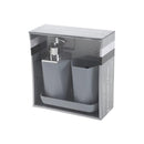 Toothbrush & Soap Holder Set Set of 3 Pcs