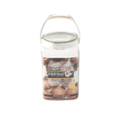 Multipurpose Clear Plastic Storage Canister1300 ml 10.8x9.7x19.3cm