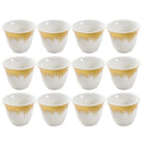 Ceramic Coffee Cup Cawa Set of 12 Pcs 6.5*5 cm 75 ml