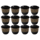 Ceramic Coffee Cup Cawa Set of 12 Pcs 6.5*5 cm 75 ml