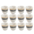 Ceramic Coffee Cup Cawa Set of 12 Pcs 6.5*5 cm 75 ml
