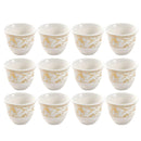 Ceramic Coffee Cup Cawa Set of 12 Pcs 6.5*5 cm 75 ml