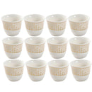 Ceramic Coffee Cup Cawa Set of 12 Pcs 6.5*5 cm 75 ml