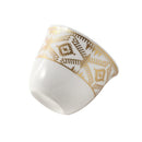 Ceramic Coffee Cup Cawa Set of 12 Pcs 6.5*5 cm 75 ml