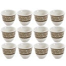 Ceramic Coffee Cup Cawa Set of 12 Pcs 6.5*5 cm 75 ml
