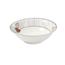 White Ceramic Serving Bowl 18 cm