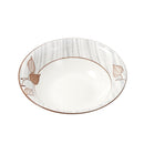 White Ceramic Serving Bowl 21 cm