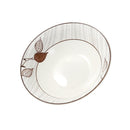 White Ceramic Serving Bowl 23 cm