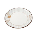 Round Abstract Ceramic Plate Saucer  7.5' 19 cm