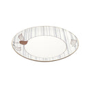 Abstract Pattern Ceramic Plate Saucer 10.5' 27 cm