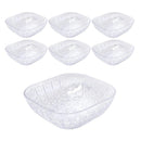 Glass Serving Bowl Set of 7 Pcs 20*8cm 
10*5.5cm