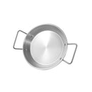 Stainless Steel Flat Karahi 16  cm