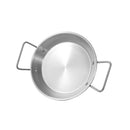 Stainless Steel Flat Karahi 18  cm