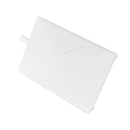 White and Silver Metal Dish Rack Cutlery Holder 34.5*38.5*14.5 cm