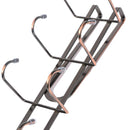 Copper Plated Metal Wall Mount Mug and Cup Holder 9*28.5*10.5 cm