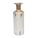Home Decor Tabletop Gold Abstract Metal Vase 11.5X45 cm