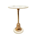 Metal Marbletop Corner Table 35X45CM cm