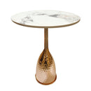 Metal Stonetop Centre Table 38*51 cm