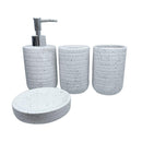 Toothbrush & Soap Holder Set Set of 4 Pcs