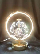 Home Decor Bedside Desktop Table Lamp Metal Base Artistic Shade 27*23 cm