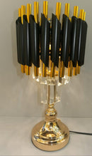 Home Decor Bedside Desktop Table Lamp Metal Base Artistic Shade 37*17 cm