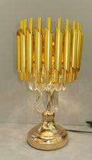 Home Decor Bedside Desktop Table Lamp Metal Base Artistic Shade 37*17 cm