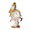 Sculpture Statue Resin Figurine Eagle with Clock 23*12*8 cm