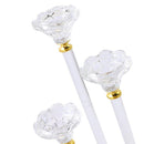 Crystal Glass Candleholder 3 Arms 37 cm