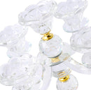 Crystal Glass Candleholder 3 Arms 26 cm