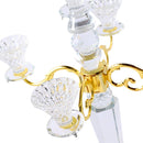 Crystal Glass Candleholder 5 Arms 48 cm