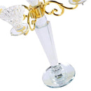 Crystal Glass Candleholder 5 Arms 48 cm