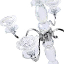 Crystal Glass Candleholder 5 Arms 48 cm