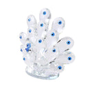 Crystal Glass Peacock 14 cm