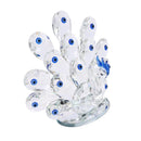 Crystal Glass Peacock 18 cm
