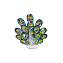 Crystal Glass Peacock 11 cm