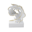 Leaf Statue Figurine Sculpture 13*20 cm