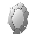 Decorative Abstract Design Mosaic Shape Black Frame Wall Mirror 60*88 cm