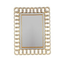Decorative Gold Abstract Wall Mirror 57*74 cm