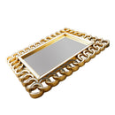 Decorative Gold Abstract Wall Mirror 57*74 cm
