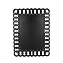 Decorative Black Abstract Wall Mirror 57*74 cm