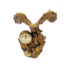 Sculpture Statue Resin Eagle Clock 25*23 cm