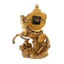 Sculpture Statue Resin Horse Clock 44*33 cm