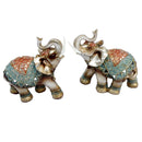 Sculpture Statue Resin Figurine Elephant 17*7.8*16 cm