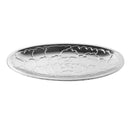 Silver Plated Stainless Steel Oval Serving Plate 45 cm