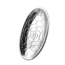 Silver Plated Stainless Steel Oval Serving Plate 50 cm