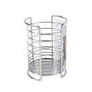 Silver Metal Spoon and Chopstick Holder Cutlery Holder 11*11*16 cm