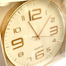Wall Clock White Round Analog 40 cm