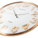 Wall Clock White Round Analog 36 cm