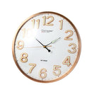 Wall Clock White Round Analog 36 cm