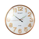 Wall Clock White Round Analog 36 cm